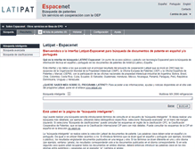 Tablet Screenshot of lp.espacenet.com