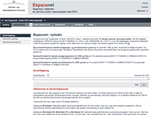 Tablet Screenshot of dk.espacenet.com